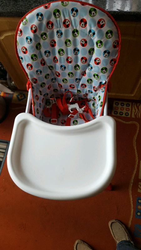 disney mickey mouse high chair